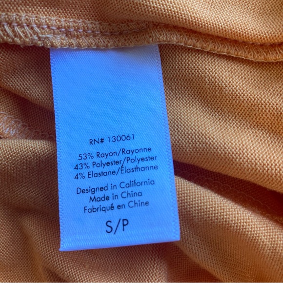 L*SPACE Aya Maxi Dress Orange Mango Size S NWOT - Picture 8 of 9